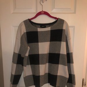 Jones and Co Plaid Sweater